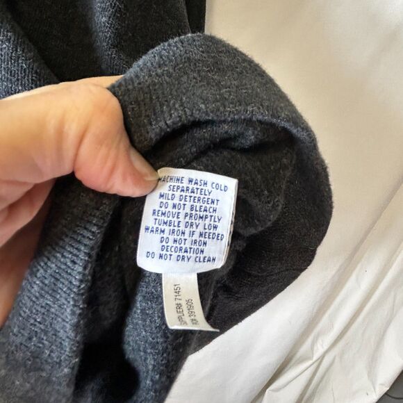 Polo Ralph Lauren Men's Charcoal Gray Shawl Collar Elbow Pads Pullover Size XL - Picture 11 of 14